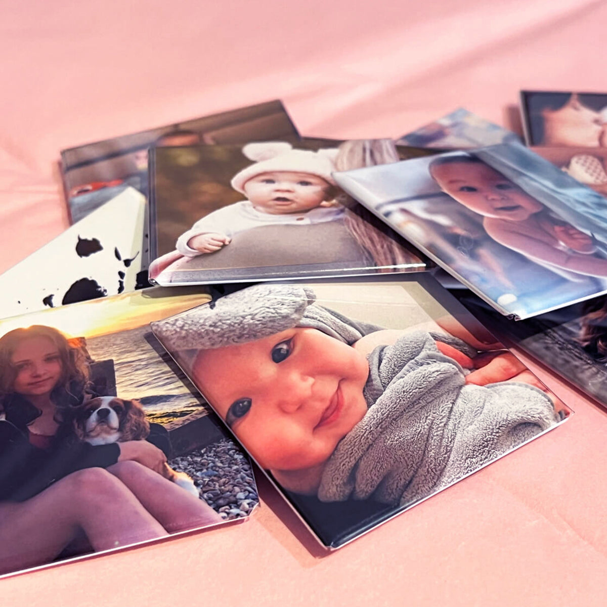 Square Photo Magnet Tiles (Set of 9)